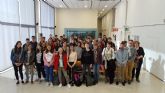 Recepción a los alumnos de Cartagena que participan en un intercambio con un colegio de Lille (Francia)