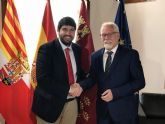 Fernando López Miras se reúne con el alcalde de Abanilla