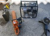 La Guardia Civil detiene a tres conocidos delincuentes por robos en viviendas del término municipal de Caravaca de la Cruz