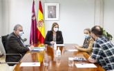 Isabel Franco recibe a la alcaldesa de Cehegín