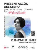 El Centro Cultural Espín acoge, esta tarde, la presentación del libro 'Querida princesa Bibesco' de la escritora María José Sevilla