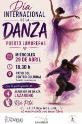 Puerto Lumbreras celebrar� el D�a Internacional de la Danza este mi�rcoles, 29 de abril, en el patio del Centro Cultural