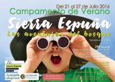 La Mancomunidad Turstica de Sierra Espuña organiza el Campamento Las aventuras del bosque
