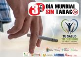 El Ayuntamiento de Molina de Segura se une a los centros de salud, Ribera Hospital de Molina, farmacias y centros educativos de la localidad para conmemorar el Día Mundial Sin Tabaco 2026