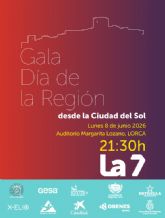 Lorca se vestirá de gala el próximo 8 de junio para celebrar el Día de la Región de Murcia con una gran noche de música y espectáculo en el Auditorio Margarita Lozano