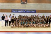 La exhibición de clausura de la Escuela de Gimnasia Rítmica congrega a más de 120 gimnastas