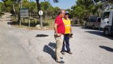 Arreglo urgente de baches en la carretera de las Cuestas del Marqués