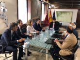 Lpez Miras se rene con el decano autonmico del Colegio de Oficial de Registradores de la Propiedad, Bienes Muebles y Mercantiles de España