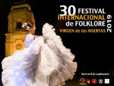 Grupos de Italia, Senegal, Ucrania y Lorca participarn en el XXX Festival Internacional de Folklore 'Virgen de las Huertas' del 6 al 8 de septiembre