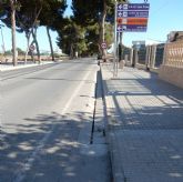 Ciudadanos denuncia que la obstrucción de las canaletas de la N-301 a su paso por El Albujón anega las viviendas adyacentes