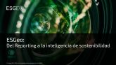 Techedge desarrolla ESGeo, plataforma para la gesti�n de la inteligencia y la sostenibilidad dentro de las organizaciones