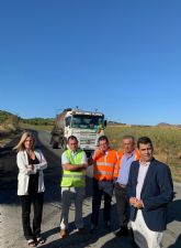 Fomento concluye el primer tramo de las obras de refuerzo de la seguridad de la carretera que une Barqueros con Fuente Librilla