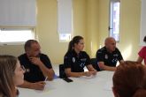 El Ayuntamiento celebra una reunión de coordinación del Punto Violeta con Policía Local, Protección Civil, FOML y el CAVI de cara a las Fiestas Patronales