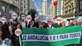 La 'Pasarela 1x1' se abre paso en las calles de Madrid con una movilizacin histrica