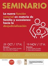 La Ctedra de Derecho Notarial aborda la nueva funcin del notariado en materia de familia y sucesiones