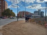 El Ayuntamiento de Lorca inicia las obras de adecuación de la zona del paso a nivel de la Alameda de Cervantes