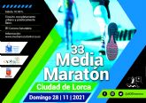 La Policía Local de Lorca establece normas especiales de tráfico como motivo, mañana domingo, de la celebración de la XXXIII Media Maratón 
