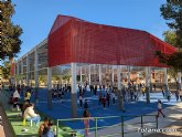 Inauguran la nueva pista polideportiva del CEIP Tierno Galvn