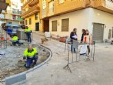 El Ayuntamiento de Caravaca ejecuta una segunda fase de obras de accesibilidad en aceras a través de un programa de empleo público