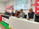 IU-Verdes y el PCRM celebran un acto en Murcia junto al Frente Polisario en defensa de la autodeterminación del Sáhara Occidental