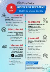 El IES La Florida apuesta por los hábitos de vida saludables y el compromiso social en su nueva Semana de la Salud