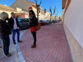 El Ayuntamiento mejora la pavimentación y señalización en dos calles de Corvera
