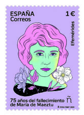 Correos presenta un sello dedicado a María de Maeztu, dentro de la colección #8MTodoElAño