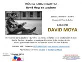 David Moya abre el ciclo de 'Msica para degustar'