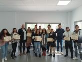El Ayuntamiento de Puerto Lumbreras entrega diplomas a once alumnos del Programa Mixto de Empleo y Formacin (PMEF) de Garanta Juvenil