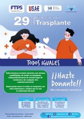 29 de marzo, Día Nacional del Trasplante