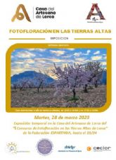 La Casa del Artesano acoge hasta el 29 de abril una exposición con los trabajos del 'I Concurso de Fotofloración en las Tierras Altas de Lorca'