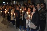 Las Torres de Cotillas se rinde a su Dolorosa en una noche de azul, blanco y devoción