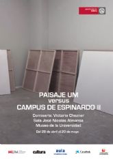El museo de la UMU acoge la exposición 'Paisaje UM versus Campus de Espinardo II' de estudiantes de Bellas Artes