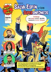 El dibujante de Marvel Salva Espín se une a los Conciertos en Familia de la Orquesta Sinfónica de la Región de Murcia