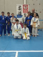 Carlos �beda Rabal y Santiago �beda Rabal, medalla de oro en el Campeonato Regional de Judo