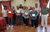 Los trabajadores municipales jubilados en el ltimo año reciben un homenaje en la festividad de Santa Rita