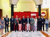 El rector de la Universidad de Murcia se reúne con el presidente de la Asociación Murciana de la Empresa Familiar