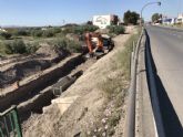 Aguas de Lorca invierte 850.000 euros en mejorar la red de saneamiento y abastecimiento en el tramo comprendido entre la rotonda del Hospital Rafael Mndez y el enlace con la A-7