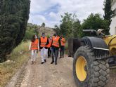 La Comunidad destina 462.000 euros a reparar dos caminos rurales en Caravaca de la Cruz