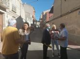 El Ayuntamiento de Murcia repara el hundimiento de la calle Carrera de La Nora