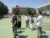 Un total de 65 centros educativos del municipio se benefician de actuaciones de reparaci�n y mejoras en pistas deportivas