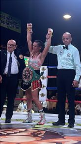 La boxeadora murciana Maribicho gana el cintur�n WBC Silver