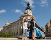 El Teatro Romano y el Foro llegarán a Francia gracias a los autobuses promocionales de Cartagena Puerto de Culturas