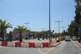 La avenida Gins Campos, cortada parcialmente por las obras en la avenida Cartagena