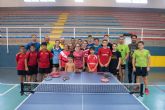 22 jugadores participan en la II concentracin de tenis de mesa de Mazarrn