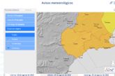 La Agencia Estatal de Meteorología activa para este sábado en Lorca aviso naranja por tormentas y amarillo por precipitaciones