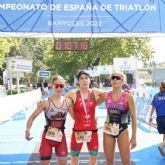 Nieves Navarro consigue el bronce en el Campeonato de España de Triatlón Juvenil celebrado en Bañolas