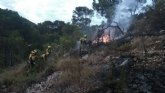 Actualizacin del estado del incendio forestal en Sierra Larga en Jumilla