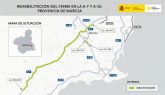 Transportes licita por 8,7 millones de euros la rehabilitaci�n de firme en 105 kil�metros de la A-7 y A-30