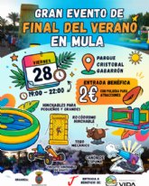 Fiesta de Final del Verano en Mula con actividades hinchables para toda la familia